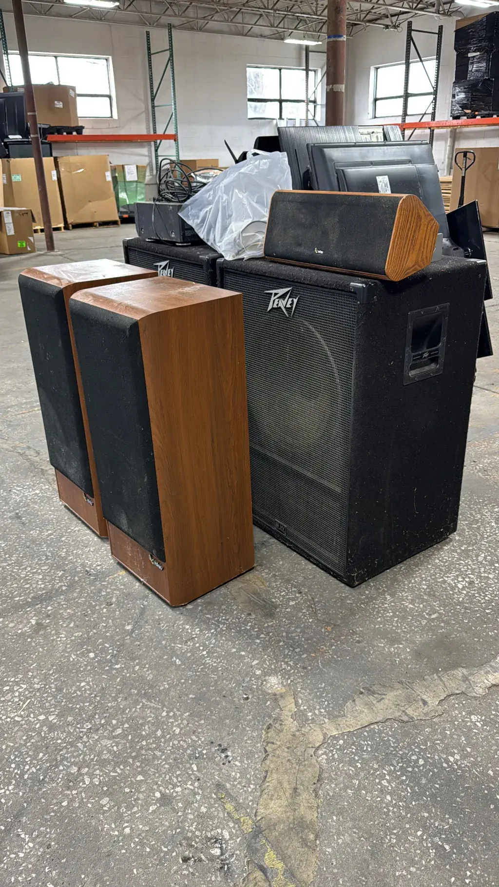 Speakers and audio equipment for recycling