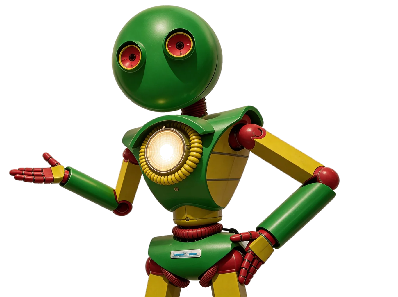 Henry the Computer Recycling LLC mascot ready to answer your questions